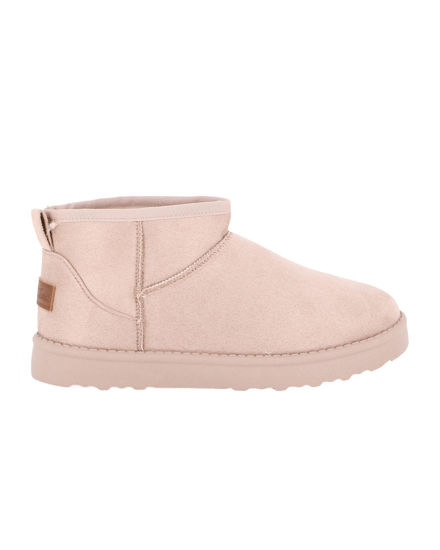Immagine di RIFLE - Stivaletto beige scamosciato con pelliccia interna