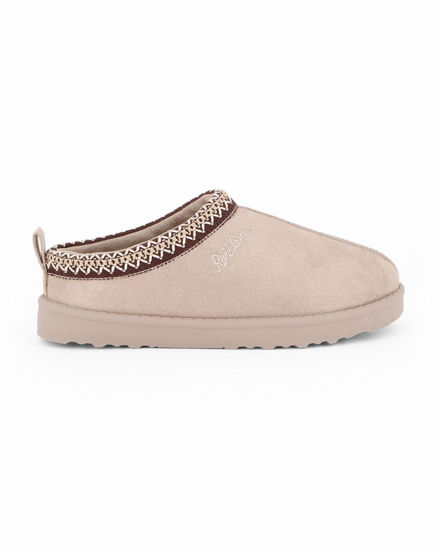 Immagine di RIFLE - Sabot beige con pelliccia interna