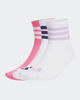 Immagine di CALZE LK RIB 3PP QUARTER WHITE-PINK (K)