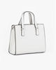 Immagine di CORTINA POLO STYLE - Borsa due manici bianca con borchie, tracolla removibile