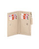 Immagine di YOU YOUNG COVERI - Portafoglio beige in VERA PELLE da donna con tasca frontale