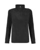 Immagine di BRUGI - MICROPILE NERO DA DONNA CON MEZZA ZIP