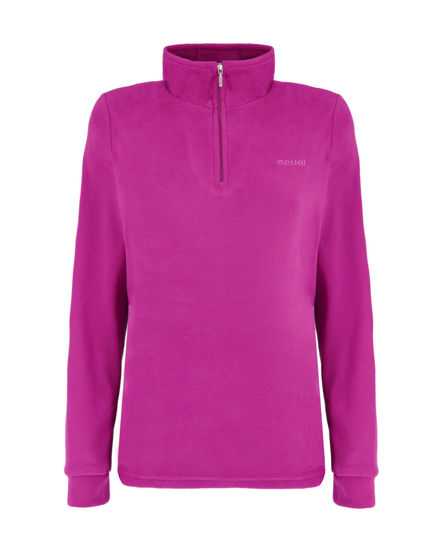 Immagine di BRUGI - MICROPILE ROSA MAGENTA DA DONNA CON MEZZA ZIP