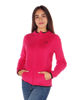 Immagine di ON SPIRIT - PILE FUXIA DA DONNA CON CAPPUCCIO E ZIP