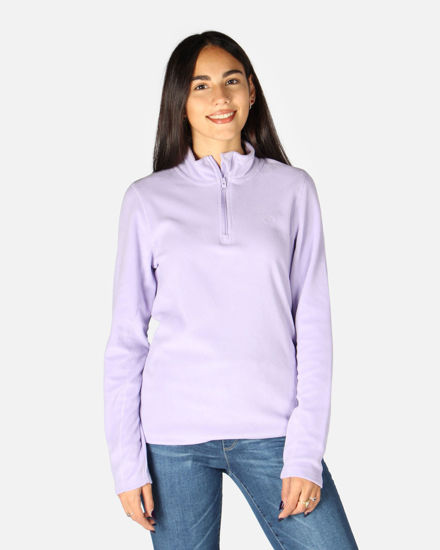 Immagine di ON SPIRIT - MICROPILE LILLA DA DONNA MEZZA ZIP