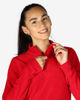 Immagine di ON SPIRIT - MICROPILE ROSSO DA DONNA MEZZA ZIP