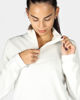 Immagine di ON SPIRIT - MICROPILE BIANCO DA DONNA MEZZA ZIP