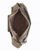 Immagine di RIFLE - Borsa mezzaluna taupe con tasca frontale