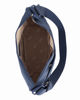 Immagine di RIFLE - Borsa mezzaluna blu con tasca frontale