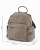 Immagine di RIFLE - Zaino taupe con tasche laterali e manico rigido