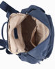Immagine di RIFLE - Zaino blu con tasche laterali e manico rigido