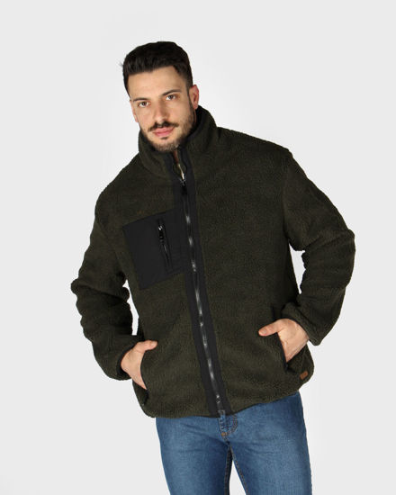 Immagine di ON SPIRIT - PILE VERDE DA UOMO IN SHERPA