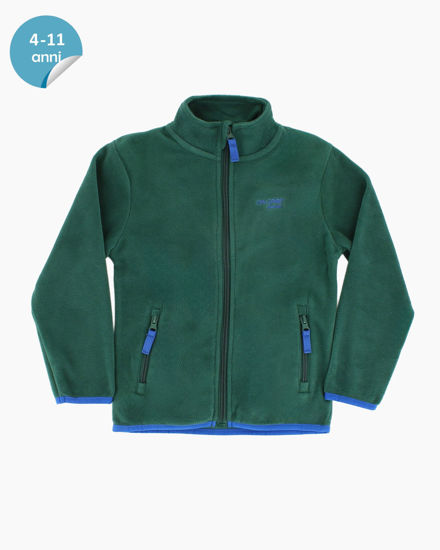 Immagine di ON SPIRIT - MICROPILE VERDE DA BAMBINO FULL ZIP