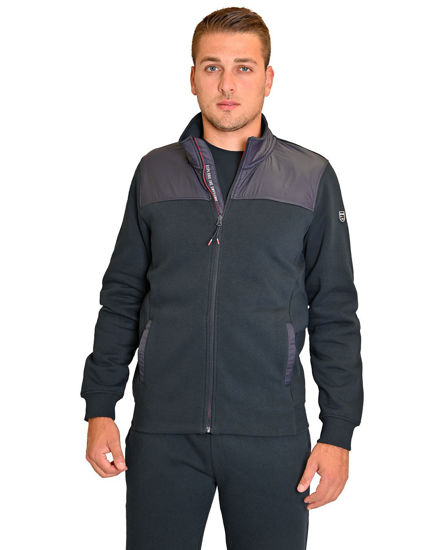 Immagine di JACKET C/INSERTI IN NYLON NAVY
