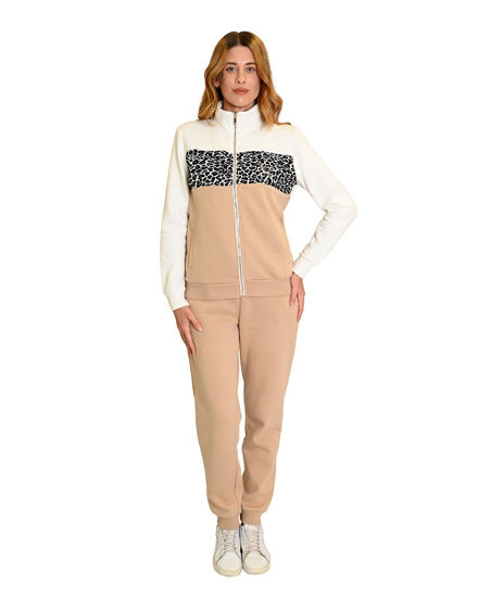 Immagine di TUTA C/FASCIA LEOPARD BEIGE