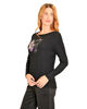 Immagine di T-SHIRT ML BUTTERFLY BLACK