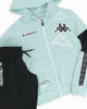 Immagine di KAPPA - TUTA COMPLETA FULL ZIP CON CAPPUCCIO VERDE ACQUA DA RAGAZZA