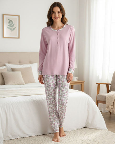 Immagine di INFIORE - PIGIAMA NATURE MANICA LUNGA ROSA DA DONNA