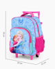 Immagine di FROZEN - Zaino trolley digit premium azzurro e fucsia con tasche laterali