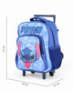 Immagine di STITCH - Zaino trolley digit premium blu con tasche laterali
