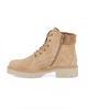 Immagine di RIFLE - Scarponcino beige da donna con lacci e zip laterale