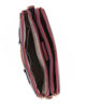 Immagine di SOLO SOPRANI - Tracolla bordeaux loggata con morsetto e tre scomparti principali