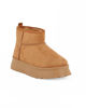 Immagine di MISS GLOBO - Stivaletto camel scamosciato con pelliccia interna