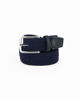 Immagine di NAZARENO GABRIELLI - Cinta blu intrecciata ed elasticizzata da uomo