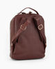 Immagine di CHESTER POLO ACADEMY - Zaino marrone in VERA PELLE con due scomparti principali e tasca frontale
