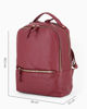 Immagine di CHESTER POLO ACADEMY - Zaino rubino in VERA PELLE con due scomparti principali e tasca frontale
