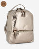 Immagine di CHESTER POLO ACADEMY - Zaino platino in VERA PELLE con due scomparti principali e tasca frontale
