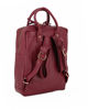 Immagine di CHESTER POLO ACADEMY - Zaino rubino in VERA PELLE con due manici e doppia tasca frontale