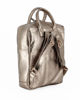 Immagine di CHESTER POLO ACADEMY - Zaino platino in VERA PELLE con due manici e doppia tasca frontale