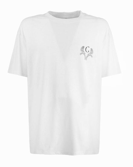 Immagine di CARRERA - T-SHIRT BIANCA VESTIBILITÀ OVERSIZE CON STAMPA