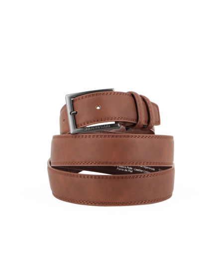 Immagine di SOLO SOPRANI - Cinta cuoio da uomo con fodera in VERA PELLE