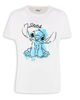 Immagine di LILO&STITCH - Tshirt bianca da donna con stampa Stitch - JL052543