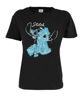 Immagine di LILO&STITCH - Tshirt nera da donna con stampa Stitch - JL052543