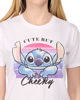 Immagine di LILO&STITCH - Tshirt bianca da donna con stampa Stitch - JL052544