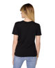 Immagine di LILO&STITCH - Tshirt nera da donna con stampa Stitch - JL052544