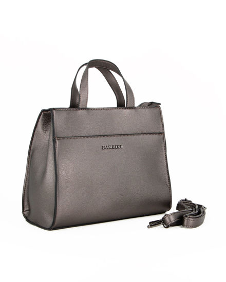 Immagine di NARDINI - Borsa a due manici canna fucile con tasca frontale e posteriore, tracolla removibile