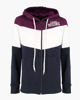 Immagine di XTREME BOXING - FELPA VIOLA/BIANCO/BLU DA DONNA FULL ZIP CON CAPPUCCIO