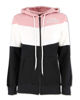 Immagine di XTREME BOXING - FELPA ROSA/BIANCA/NERO DA DONNA FULL ZIP CON CAPPUCCIO