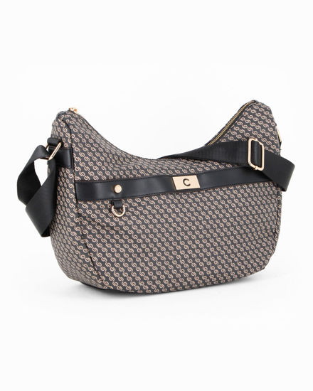 Immagine di CARRERA - Borsa mezzaluna nera logata