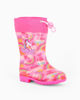Immagine di UNICORNO - Stivaletto da pioggia fuxia da bimba con coulisse