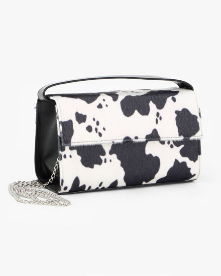 Immagine di TATOO - Minibag ad un manico muccata effetto cavallino con patta