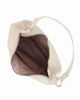 Immagine di DAVID JONES - Borsa a spalla crema con tasca posteriore, tracolla removibile