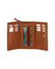 Immagine di YOU YOUNG COVERI - Portafoglio cuoio in VERA PELLE con patta e tasca portamonete