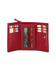 Immagine di YOU YOUNG COVERI - Portafoglio rosso in VERA PELLE con patta e tasca portamonete