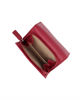 Immagine di YOU YOUNG COVERI - Portafoglio rosso in VERA PELLE con patta e tasca portamonete