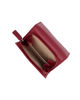 Immagine di YOU YOUNG COVERI - Portafoglio rubino in VERA PELLE con patta e tasca portamonete